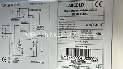 Large Labcold IntelliCold Fridge (Powers Up) *18800904* - 3