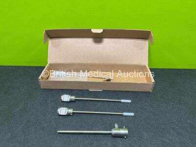 Job Lot Including 3 x Smith & Nephew Dyonics Obturators (1 x Like New in Box) and 1 x Smith & Nephew Dyonics Cannula