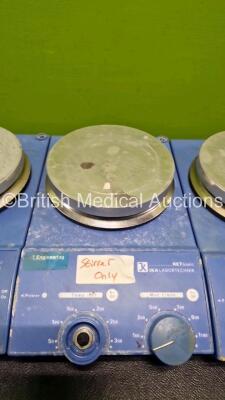 3 x IKA RET Basic Magnetic Stirrers (2 x Missing Dials - See Photos) - 3