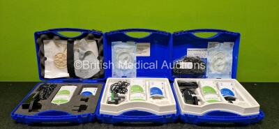 3 x Natrox Oxygen Wound Therapy Units in Cases