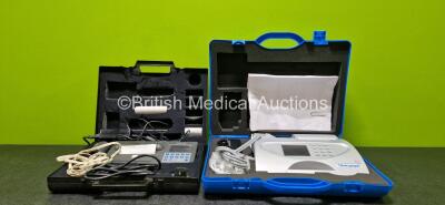 Job Lot Including 1 x Micro Medical MicroLab 3300 Spirometer in Case (Powers Up) and 1 x Vitalograph Alpha Model 6000 Spirometer in Case (No Power)