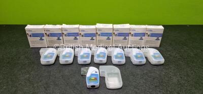 8 x Piko Electronic Lung Test Meters in Cases