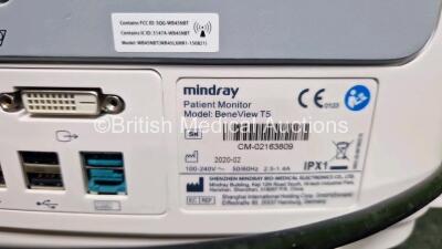 Mindray BeneView T5 Patient Monitor *Mfd - 2020* (Powers Up Small Cracks in Casing - See Photo) - 4