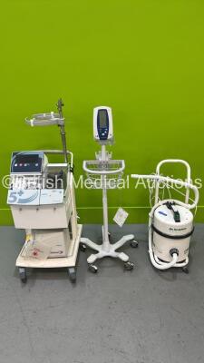 Mixed Lot Including 1 x Haemonetics Cell Saver 5+ Autotransfusion System, 1 x Welch Allyn Spot Vital Signs Monitor on Stand and 1 x deSoutter CleanCast System (All Power Up) *10B18 / na*