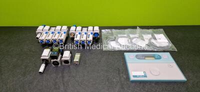 Mixed Lot Including 1 x Fujifilm FCR IP Cassette 18x24cm, 4 x Festo Proximity Switches and Various Festo Air Supplies *SN NA*