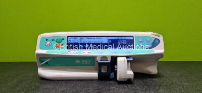 CareFusion Alaris Plus PK BD Syringe Pump (Powers Up and Missing Label - See Photo)