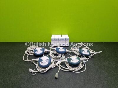 Job Lot Including 5 x Covidien BIS LoC 2 Channel Transducers *2 x Mfd - 2020* and 5 x Mindray BIS Modules (1 x Crack in Casing - See Photo)