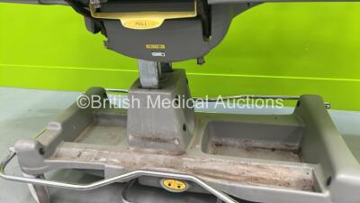 Anetic Aid QA3 Hydraulic Patient Trolley with Mattress (Hydraulics Not Working - Base Damage - See Photos) - 2