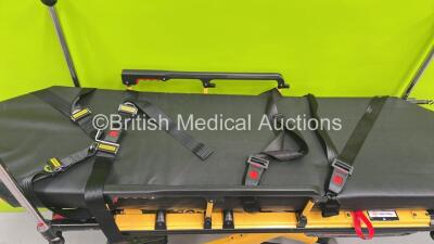 Stryker 6650 PowerPro TL Electric Ambulance Stretcher with Mattress and Straps (Powers Up with Good Battery - Battery Included) *S/N 131139836* - 7