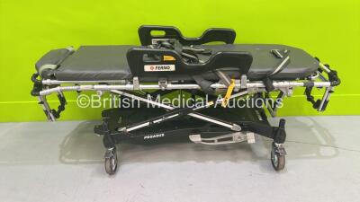 Ferno Pegasus Hydraulic Ambulance Stretcher with Mattress and Straps (Hydraulics Tested Working) *S/N PEG6825*