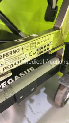 Ferno Pegasus Hydraulic Ambulance Stretcher with Mattress and Straps (Hydraulics Tested Working) *S/N PEG6825* - 8