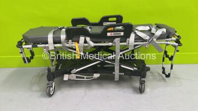 Ferno Pegasus Hydraulic Ambulance Stretcher with Mattress and Straps (Hydraulics Tested Working) *S/N PEG7137*