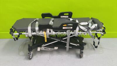 Ferno Pegasus Hydraulic Ambulance Stretcher with Mattress and Straps (Hydraulics Tested Working) *S/N PEG7137* - 2