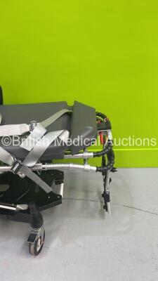 Ferno Pegasus Hydraulic Ambulance Stretcher with Mattress and Straps (Hydraulics Tested Working) *S/N PEG7137* - 6