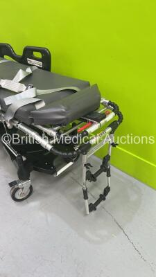 Ferno Pegasus Hydraulic Ambulance Stretcher with Mattress and Straps (Hydraulics Tested Working) *S/N PEG7137* - 7