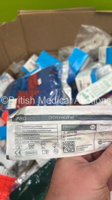 Pallet of Mixed Consumables Including Face Masks, Rescuer Disposable Collection Jars and Intersurgical Supraglottic Airways (Some Out of Date) - 6