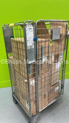 Job Lot of Consumables Including Face Masks, Visors, Intersurgical Mask Kits and Isolation Gowns - All Out of Date (Cage Not Included) - 3