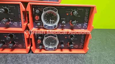 5 x PneuPac paraPAC 200D MR Compatible Ventilators *All Mfd - 2018* **SN 1803277 / 1802259 / 1803170 / 1803120 / 1803293* - 4