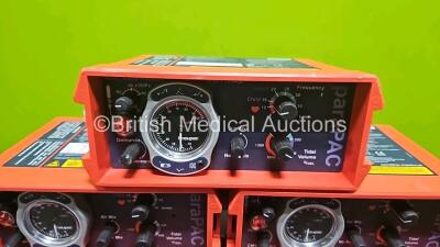 5 x PneuPac paraPAC 200D MR Compatible Ventilators *All Mfd - 2018* **SN 1803171 / 1803061 / 1803246 / 1807273 / 1803296** - 4