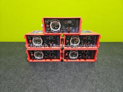 5 x PneuPac paraPAC 200D MR Compatible Ventilators *All Mfd - 2018* **SN 1803289 / 1803250 / 1803315 / 1803242 / 1803159*