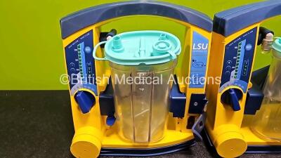 3 x Laerdal LSU Suction Units (All Power Up) with 3 x Suction Cups *SN 78031686566 / 88232066130 / 78061577059* - 2