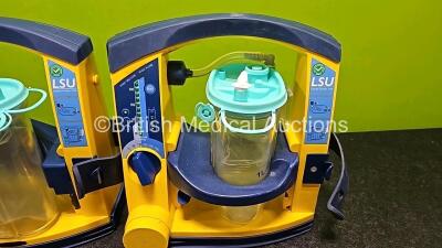 3 x Laerdal LSU Suction Units (All Power Up) with 3 x Suction Cups *SN 78271469727 / 782714869767 / 78271469719* - 4