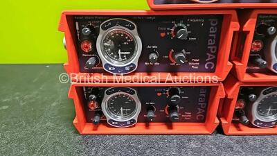 5 x PneuPac paraPAC 200D MR Compatible Ventilators *3 x Mfd - 2018* **SN 1801167 / 1803294 / 180357* - 2