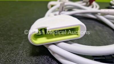 4 x Zoll Ref 8300-000831-40 Assy Defibrillator MFC Cables - 4