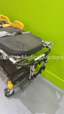 Ferno Pegasus Hydraulic Ambulance Stretcher with Mattress (Hydraulics Tested Working) * S/N PEG7444* - 6