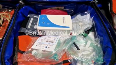 Job Lot Including 3 x Oralite Emergency Carry Bags, 3 x Masimo ISA CO2 Ref 800101 Mainstream Analyzers, 1 x Ortivus M531 Measuring Unit and Various Monitoring Cables - 3