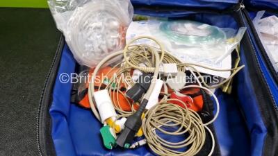 Job Lot Including 3 x Oralite Emergency Carry Bags, 2 x Masimo ISA CO2 Ref 800101 Mainstream Analyzers, 1 x Phasein Mainstream Analyzer, 2 x Ortivus M531 Measuring Unit and Various Monitoring Cables - 2