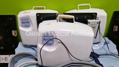 Job Lot Including 3 Mangar Airlfo Plus Compressors with 3 x Battery Packs, 3 x Camal Emergency Lifting Cushions with 3 x Controllers and 3 x Stowage Boards Including Vehicle Recharger - 2