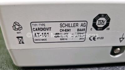 Schiller Cardiovit AT-101 ECG Machine (Powers Up) with 10 Lead ECG Lead - 5