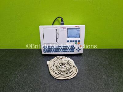 Schiller Cardiovit AT-101 ECG Machine (Powers Up) with 10 Lead ECG Lead