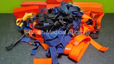 Job Lot Including 7 x Ambulance Head Foam Blocks and Various Ambulance Safety Straps - 4