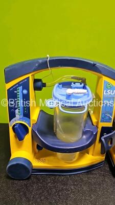 4 x Laerdal LSU Suction Units (All Power Up) with 4 x Suction Cups *SN 78061798943 / 78061294000 / 78061293974 / 78081687760* - 3