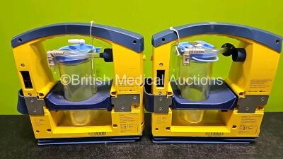 4 x Laerdal LSU Suction Units (All Power Up) with 4 x Suction Cups *SN 78061798943 / 78061294000 / 78061293974 / 78081687760* - 8