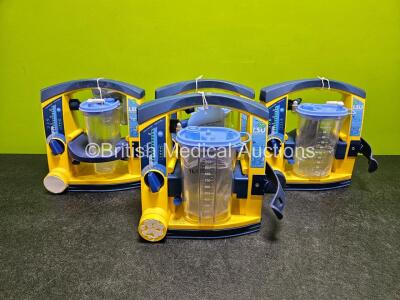 4 x Laerdal LSU Suction Units (All Power Up) with 4 x Suction Cups *SN 78481474783 / 78041293674 / 78460677414 / 78081687762*