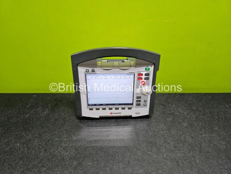 GS Corpuls3 Slim Defibrillator Ref : 04301 (Powers Up) with Corpuls Patient Box Ref : 04200 (Powers Up) with Pacer, Oximetry, ECG-D, ECG-M, CO2, CPR, NIBP,Temp 1/2, P1/P2 and Printer Options and Corpuls Display Unit Ref 04100 (Powers Up) with 3 x Li-Ion B