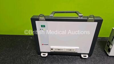 GS Corpuls3 Slim Defibrillator Ref : 04301 (Powers Up) with Corpuls Patient Box Ref : 04200 (Powers Up) with Pacer, Oximetry, ECG-D, ECG-M, CO2, CPR, NIBP,Temp 1/2, P1/P2 and Printer Options and Corpuls Display Unit Ref 04100 (Powers Up) with 3 x Li-Ion B - 4