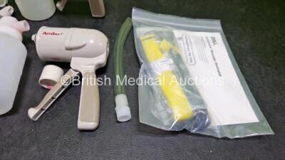 Job Lot Including 2 x Ambue Res Cue Pumps with Accessories and 1 x Zoll Autopulse Shoulder Restraint - 4