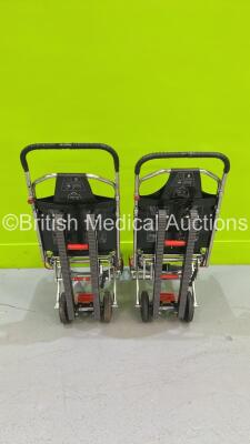 2 x Ferno Compact Evacuation Chairs with Ferno Compact 2 Tracks *SN CT-04992-C / CT-02275-T / CT-02423-C / CT-02423-T* - 4