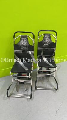 2 x Ferno Compact Evacuation Chairs with Ferno Compact 2 Tracks *SN CT-02365-C / CT-02365-T / CT-02279-C / CT-02279-T** - 2