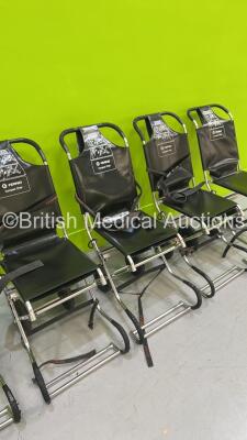 5 x Ferno Compact Evacuation Chairs *S/N CC014033 / CC011366 / CC011691 / CC011288 / CC011059* - 4