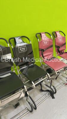 5 x Ferno Compact Evacuation Chairs *S/N CC002685 / CC002366 / CC001802 / CC010531 / CC008938* - 4