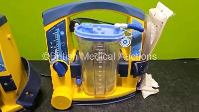 4 x Laerdal LSU Suction Units (All Power Up) with 3 x Suction Cups - 6