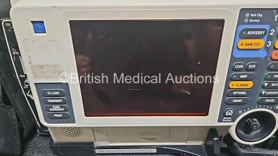 Medtronic Lifepak 12 Biphasic Defibrillator (No Power) Including Pacer, ECG, SpO2, CO2, and NIBP Options with Paddle Lead - 2