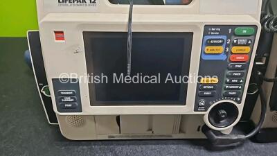 Job Lot Including 1 x Medtronic Lifepak 12 Biphasic Defibrillator Including ECG, SpO2, CO2, and NIBP Options, 2 x Medtronic Lifepak 12 Biphasic Defibrillator Including ECG, SpO2 and NIBP Options and 1 x Medtronic Lifepak 12 Biphasic Defibrillator Includi - 2