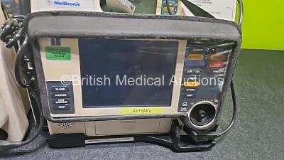 Job Lot Including 1 x Medtronic Lifepak 12 Biphasic Defibrillator Including ECG, SpO2, CO2, and NIBP Options, 2 x Medtronic Lifepak 12 Biphasic Defibrillator Including ECG, SpO2 and NIBP Options and 1 x Medtronic Lifepak 12 Biphasic Defibrillator Includi - 3