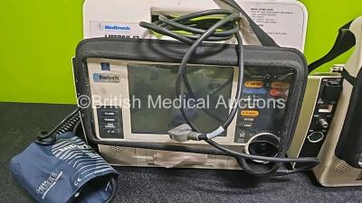 Job Lot Including 1 x Medtronic Lifepak 12 Biphasic Defibrillator Including ECG, SpO2, CO2, and NIBP Options, 2 x Medtronic Lifepak 12 Biphasic Defibrillator Including ECG, SpO2 and NIBP Options and 1 x Medtronic Lifepak 12 Biphasic Defibrillator Includi - 5